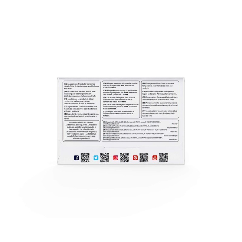 Kefir Starter Culture - Pack of 3 Freeze Dried Sachets