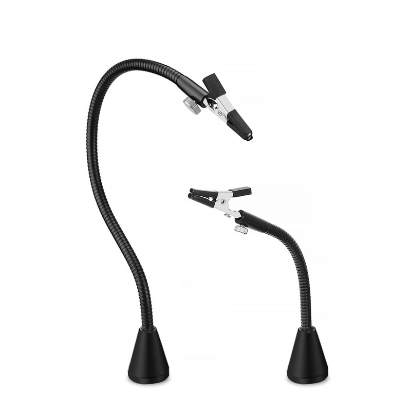 figatia 320mm/150mm Magnetic Flexible Arm 2P Degree Alligator Clip PCB