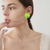 Chanaiqw Boho Flower Floral Petal Cluster Statement Stud Earrings for