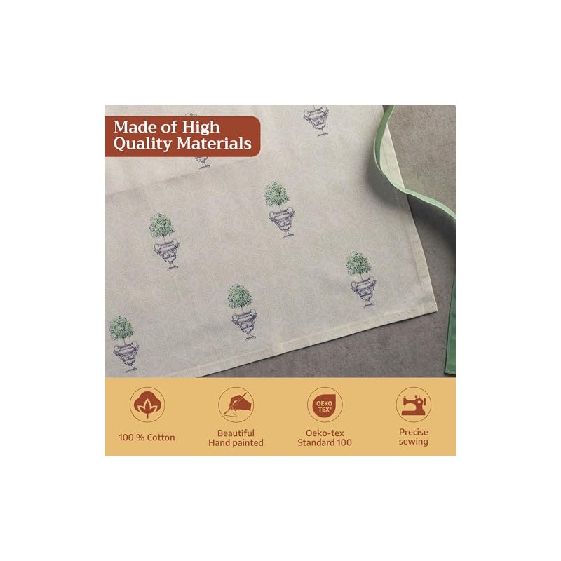 Maison d' Hermine Jardin du Roy 100% Cotton Apron with