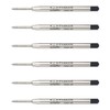 Parker Ball Point Pen Refills, Medium Point, Black Ink