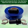 Ultimate Layflat Discharge Hose Pipe Set - 10m x 25mm