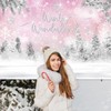 Avezano Winter Wonderland Backdrop Snowflakes Party Winter Onederland Background Winter