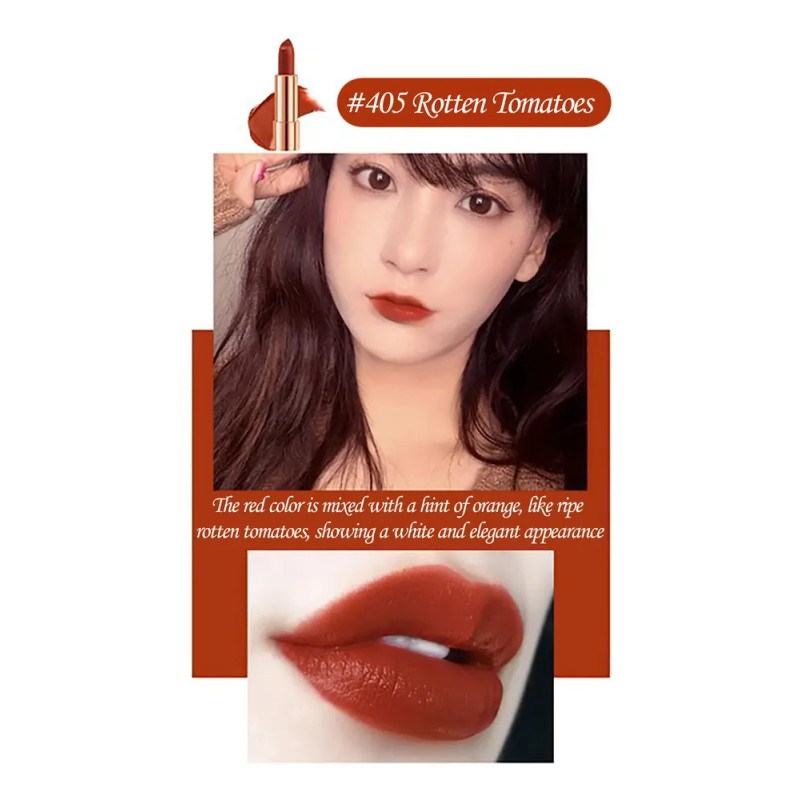 Juego De Lápices Labiales Mate De 3 Colores Con Bolsa
