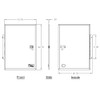 ICC 21" Wiring Metal Enclosure Door