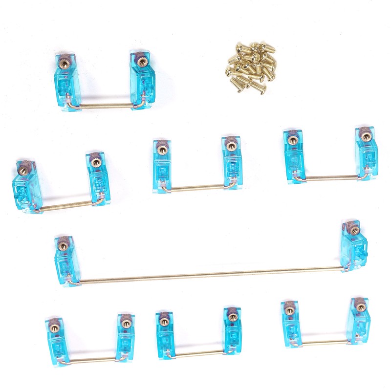 Mechanical Keyboard Stabilizer 2 Specifications with Golden Wire Keycap Accessory