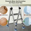 4PK Upgraded Step Ladder Safety Boots Floor Protectors with Reflective