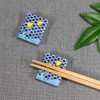 Chopsticks Rest Stylish Kutani Ware Pair Chopsticks Rest Set Chidori