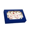 Gcardist Auto-pop Up Deep Blue 30.5x20.3x6.4cm 12Pcs Cookie Box with
