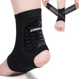 Ankle Brace, 2 Pack Breathable & Strong Ankle Brace for Sprained Ankle, Stabilize Ligaments, Prevent Re-Injury, Ankle Braces for men & women with Adjustable Wrap, (M)