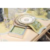 Caspari Lacquer Cocktail Napkin Holder in Silver - 1 Each