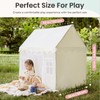 Tiny Land Play Tent with Padded Mat & LED Lights,