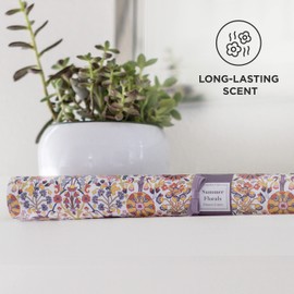 Merriton Scented Drawer Liners for Dresser Fragrant Paper Liner for Drawers Cabinet Shelf Linen Closet and Kitchen Scent Liners Non Adhesive (Summer Florals)