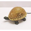 HUIMEIJU Brown glass turtle night light, Animal night light study