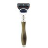 Men's Travel Shaving Brush With Synthetic Badger Looking Hair In