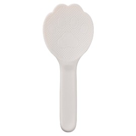 Kai KAI DH2734 Cat Rice Spoon, Warm Gray, Made in Japan, Easy to Clean