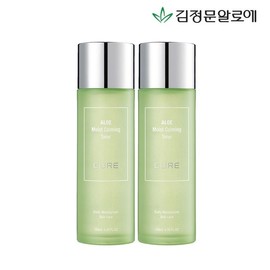Kim Jeong-moon Aloe Cure Aloe Moist Calming Toner 130ml 2pcs 1002808 / 김정문알로에 큐어 알로에 모이스트 카밍 토너 130ml 2개 1002808
