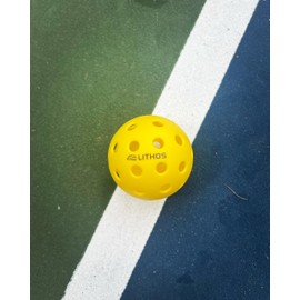 Pickleball Balls, 40 Holes, Durable Consistent Balanced Outdoor Pickleballs with True Bounce, Compliant with USA Pickleball (USAPA) Standards