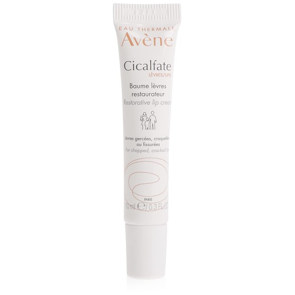 Eau Thermale Avene Cicalfate Restorative Lip Cream, Long Lasting Moisture to Soothe Dry, Cracked Lips, 0.3 oz.