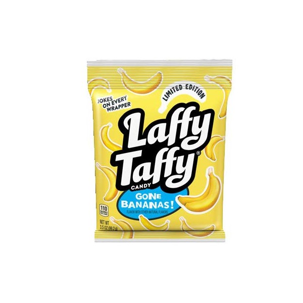 Ferrara (1) Bag Laffy Taffy Gone Bananas Limited Edition Chewy Candy 3.5 oz