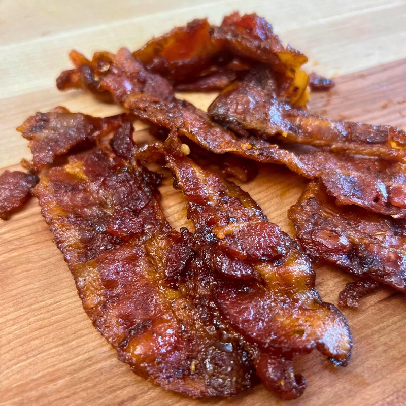 Spicy Sriracha Bacon Jerky – Bold & Fiery Snack Made