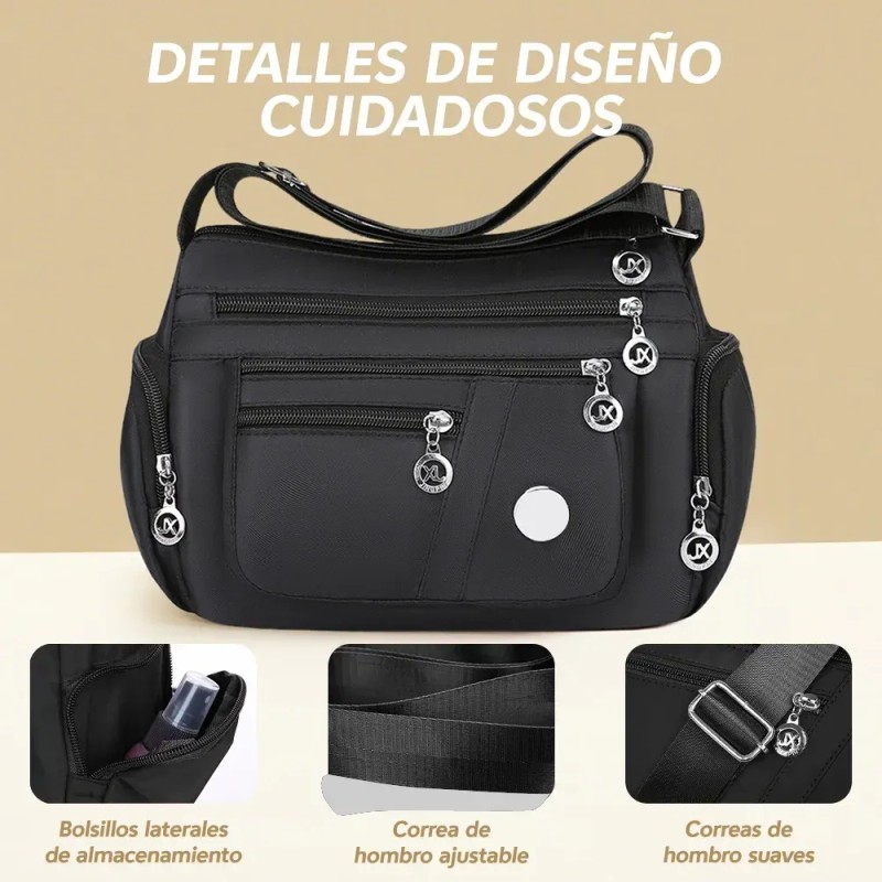 Bolso Bandolera De Mujer Antirrobo Estilo Coreano Bolsa Dama