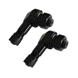 2 x Motorcycle Aluminium Angle Valves Black Angle Valves Angle Valves Motorcycle Valves 8.3 mm Valves for Angle Valve Motorcycle Tyre Valves with 90 Degree for Easy Installation and Perfect Fit for Many Different Items