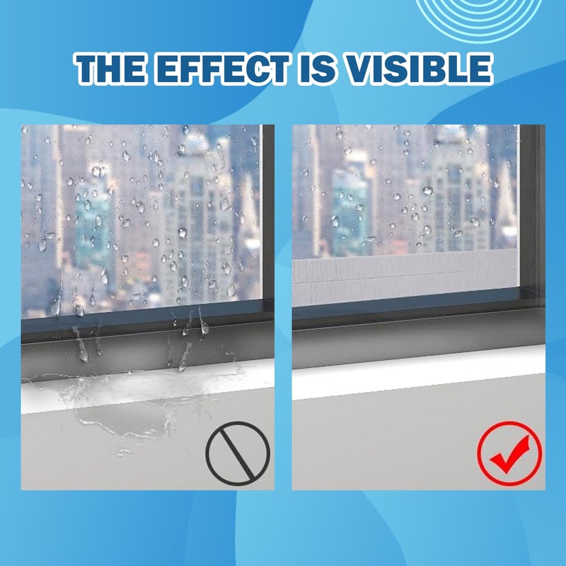 3.5 cm x 400 cm x 0.5 cm Window Condensation