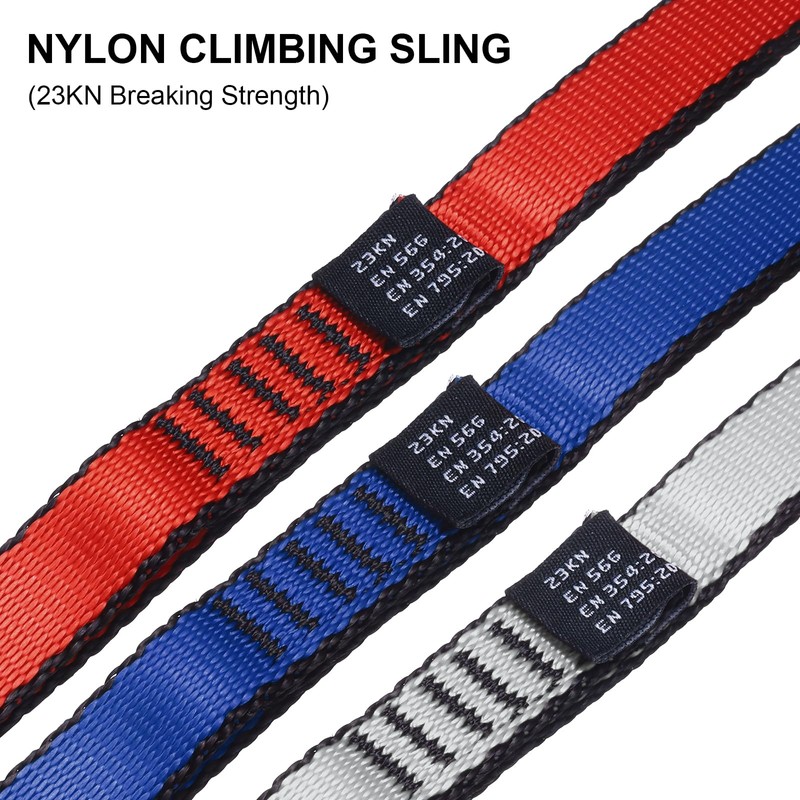 PATIKIL 2 Pack 47" Nylon Climbing Sling Strong Webbing Strap