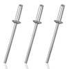 Zorveiio 100 Pcs 1/8" x 1/2" Aluminum Blind Rivets Dome