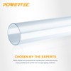 POWERTEC 70176V Clear PVC Pipe 2-1/2" x 36" Long, 1PK,