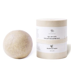 erigeron All-in-One Heartleaf Green Mochi Shampoo Bar for All Scalp, Rosemary Oil for Healthy Scalp, Green Tea, Curly Hair, Dandruff & Itchy Scalp Shampoo, Korean Skin Care, Wood Package (4.2 oz)