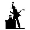 CafePress Chimney Sweep Sticker Square Bumper Sticker Car Decal