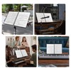 A4 Music File Folder,50 Sheet/100Pages Choir Folder, Waterproof Presentation Folder