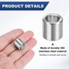 M METERXITY 8PCS M8 304 Stainless Steel Spacers 8mm ID