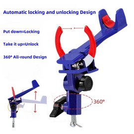 Aliarale Upgraded Rod Pole Holders for Bank Fishing，Fishing Rod Holder Ground，360 Degree Adjustable Fixed，Fishing Pole Stand Equipment