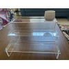 Meteou Acrylic Display Risers 9.5'' Perfume Organizer Clear Rise r9.5x6