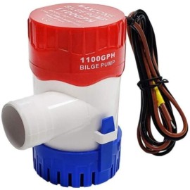CarBole 1100GPH 12V Electric Marine Submersible Bilge Sump Water Pump to Boat Yacht pool