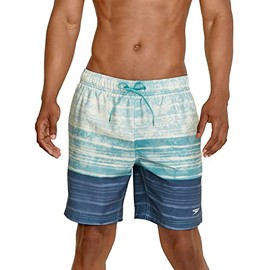 Speedo Men's Standard Swim Trunk Mid Length Redondo Floral, Reign China Blue, X-Large