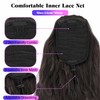 4# Dark Brown Ponytail Extension Curly Ponytail Extension for Women