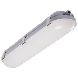 Nuvo Lighting 65/823R1 20W CCT Selectable Vapor Proof Linear Fixture with Integrated Microwave Sensor in Utilitarian Style-3.46 Inches Tall and 4.92 Inches Wide
