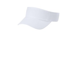 Port Authority Poly Visor White
