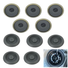 10 Stück Gummistopfen, wasserdichte Unterboden Stopfen Aus PE-Kunststoff, Karosseriestopfen Grau, Für Chassis, Auto Unterboden, Kofferraumboden, Bodenlöcher, Passend Für VW, Fahrzeugpflege Zubehör