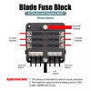 Unbranded 6 Way Car Boot Power Distribution 12-24V Blade Fuse