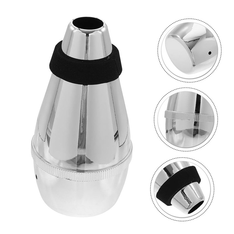 Musical Instrument Silencer Mute Reducer ABS Fully Sealed Silencer Anti-Jamming