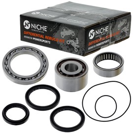 NICHE Rear Differential Bearing Seal Kit for Yamaha Kodiak Grizzly 400 450 YFM400FA YFM450FA YFM400FG YFM450FG ATV