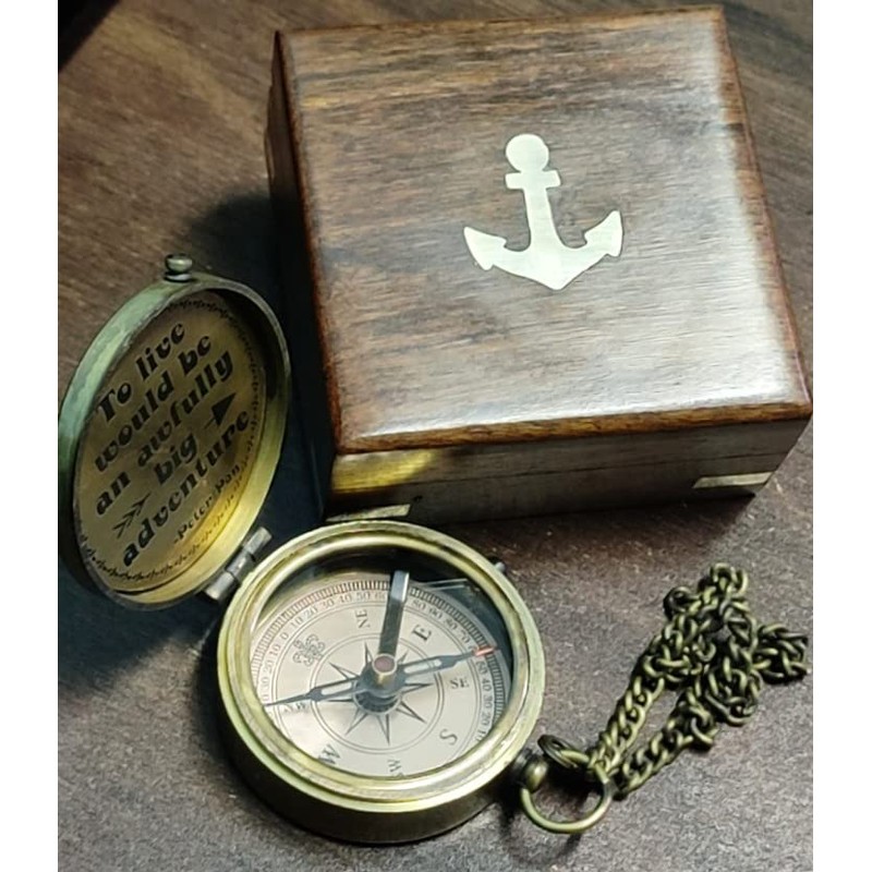 to Live Would Be an Awfully Big Adventure Antique Nautical