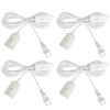Jimosoon Light Bulb Socket with Cord - 10Ft Plug in