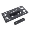 dreamcar2022 Aluminum Bumper Tow Hook License Plate Mount Bracket For