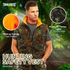TrailCrest by Treel Mens Reversible Camo & Safety Blaze Orange